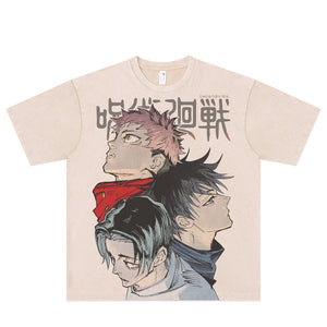 Pure Cotton Dandadan Söpö esteettinen pitkähihainen T-paita