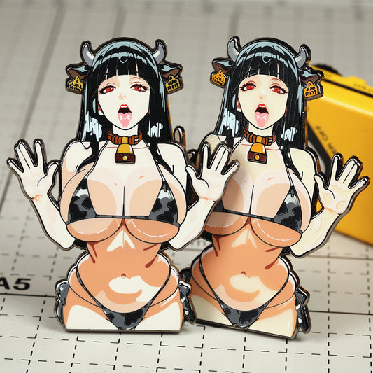 Cowgirl Metal Enamel Pin