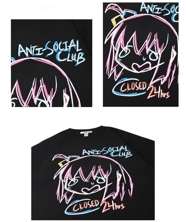 T-Shirt „Gotou Hitori“ von Bocchi aus reiner Baumwolle