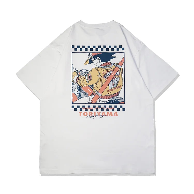 Retro T-shirt från Dragon Ball Goku i ren bomull