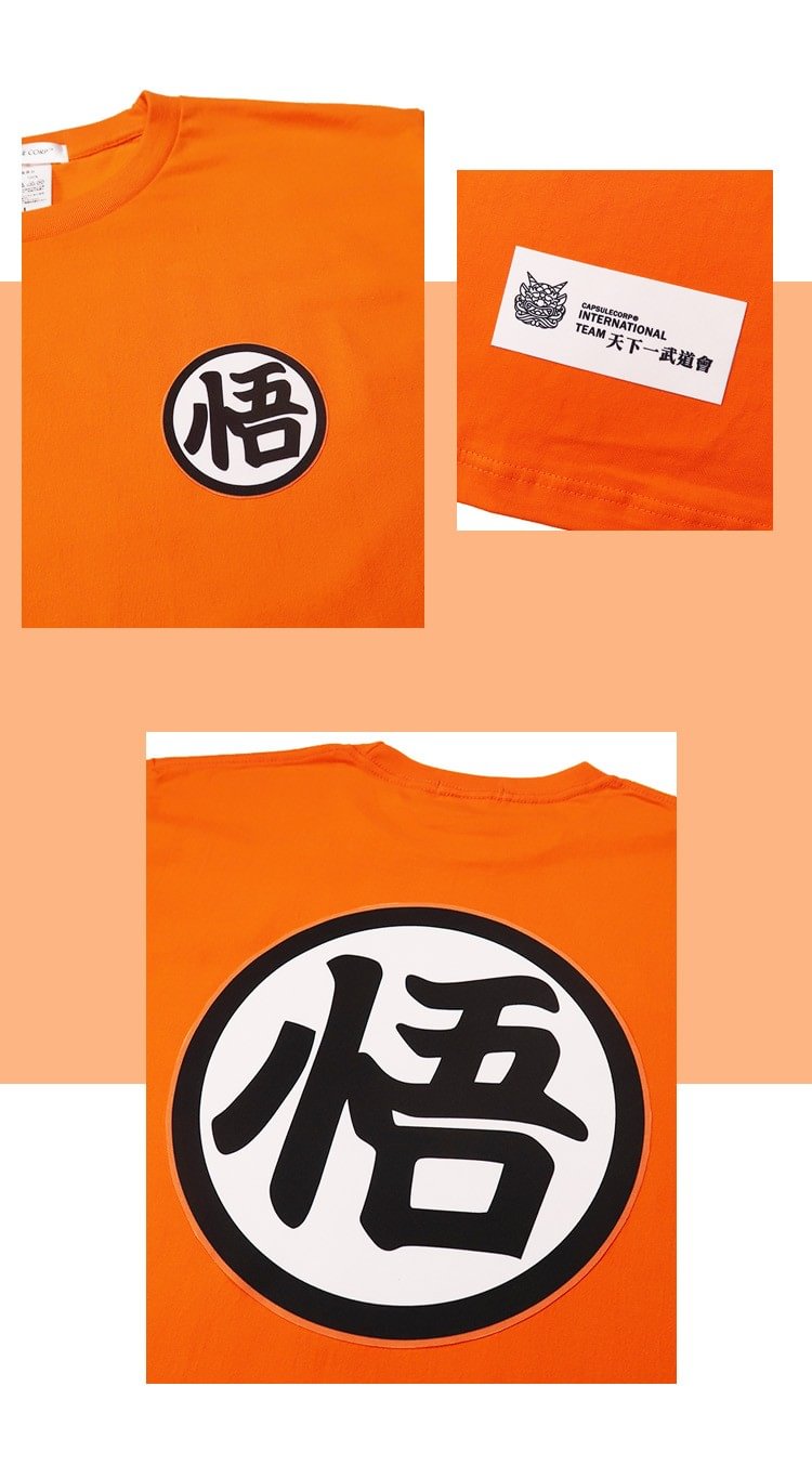 Camiseta de Dragon Ball de puro algodón
