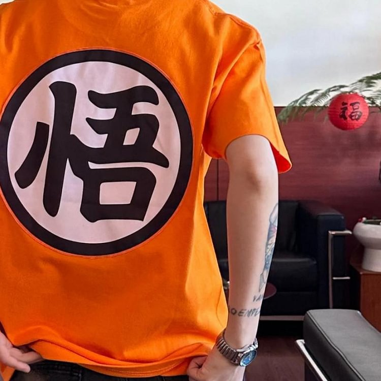 Camiseta de Dragon Ball de puro algodón
