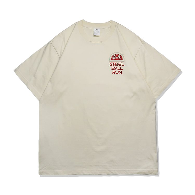 Pure Cotton Jojo's Bizzare Adventure Steel Ball Run T-shirt