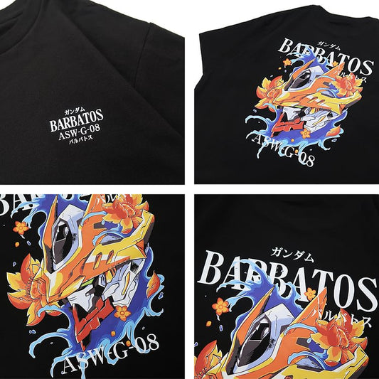 Μπλουζάκι ορφανών ορφανών από καθαρό βαμβακερό κοστούμι Gundam Iron-Blooded