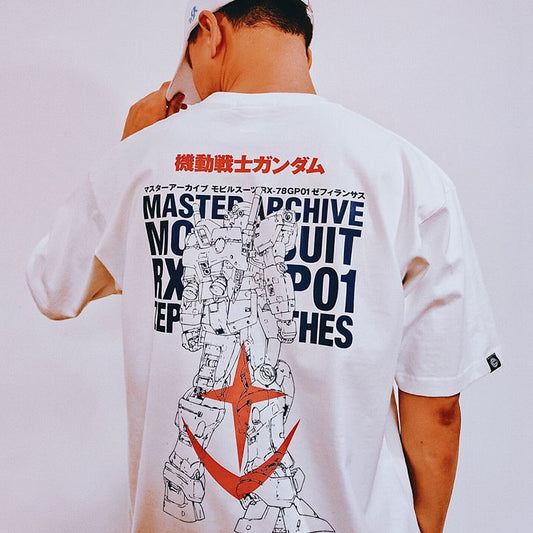 Μπλουζάκι Gundam Κινητό κοστούμι από καθαρό βαμβάκι