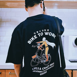 T-shirt One Punch Man Mumen Rider en pur coton