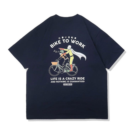 Maglietta in puro cotone di One Punch Man Mumen Rider