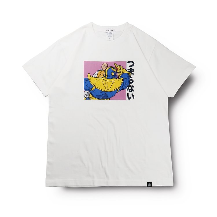 Pure Cotton One Punch Man Saitama "Boring" T-skjorte