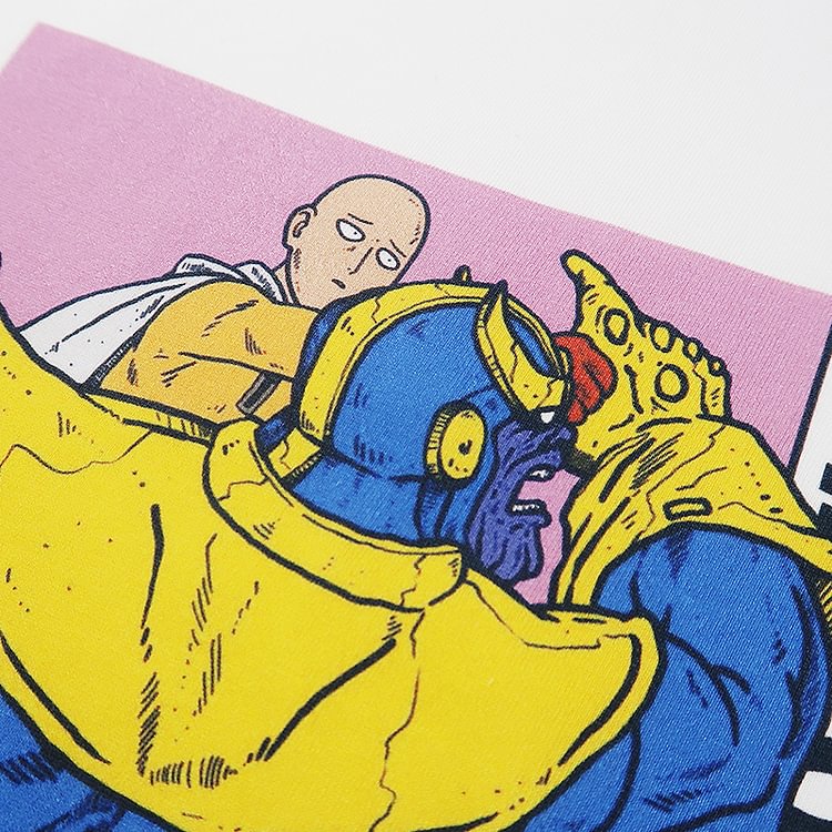 Pure Cotton One Punch Man Saitama "Boring" T-skjorte