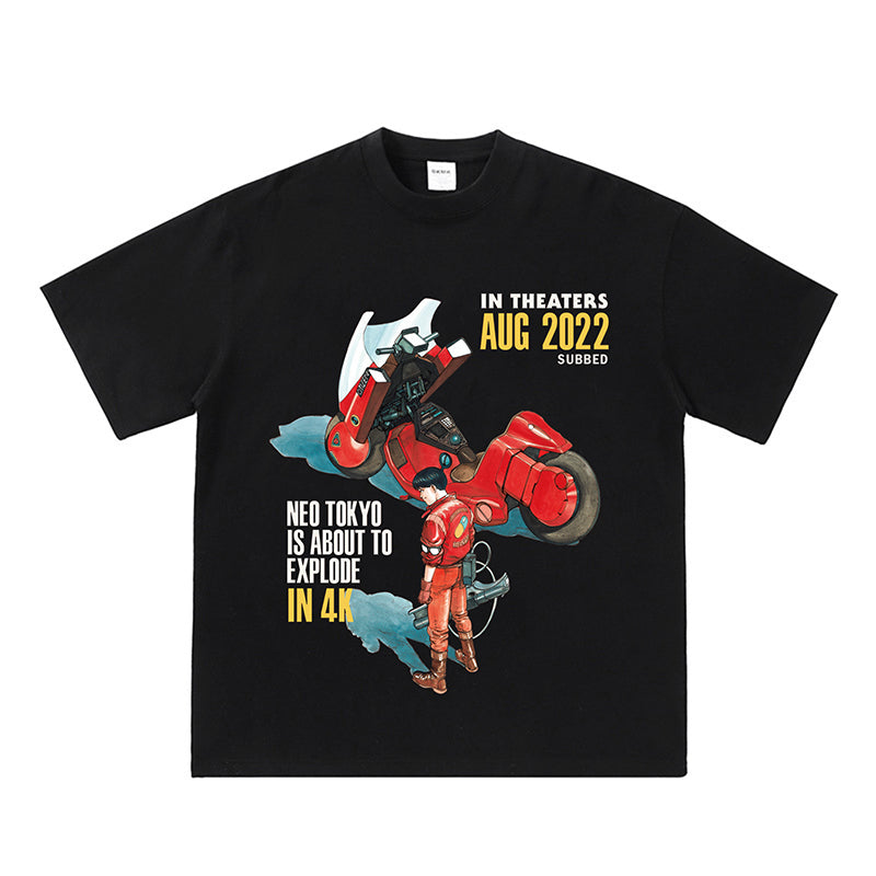 T-shirt Akira Retro από καθαρό βαμβάκι