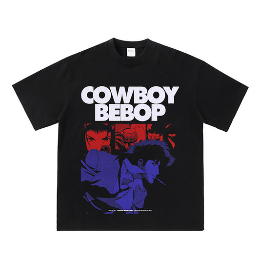 Camiseta de algodón puro de Cowboy Bebop