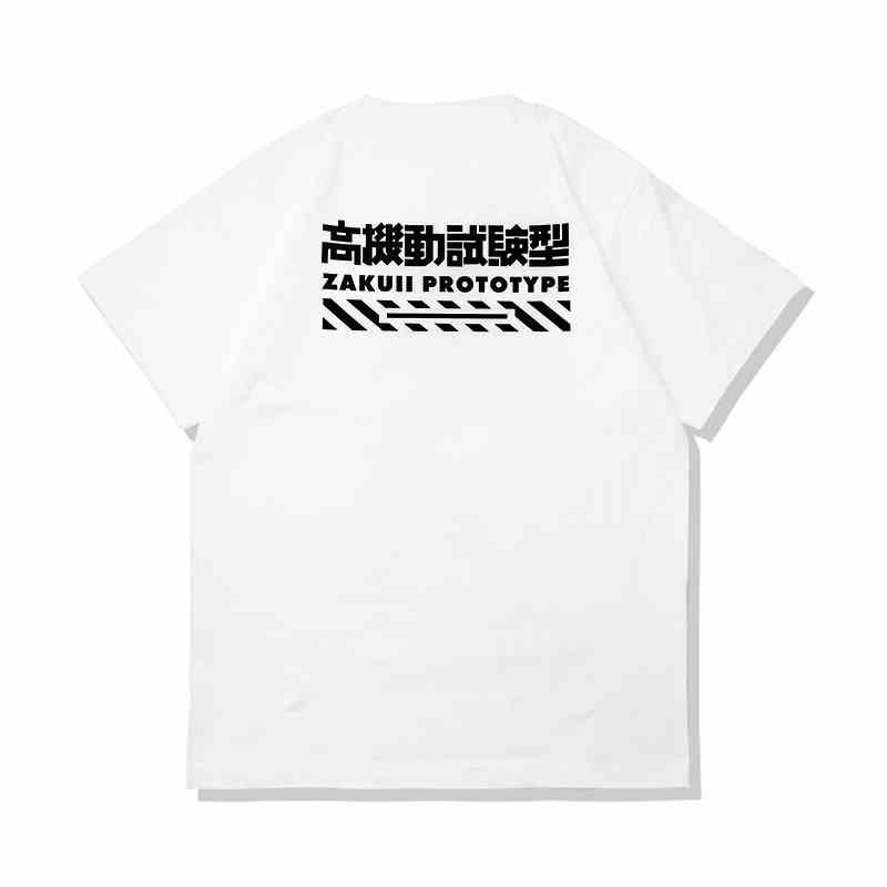 T-shirt en pur coton avec prototype de l'anime Mobile Suit Gundam Zaku II