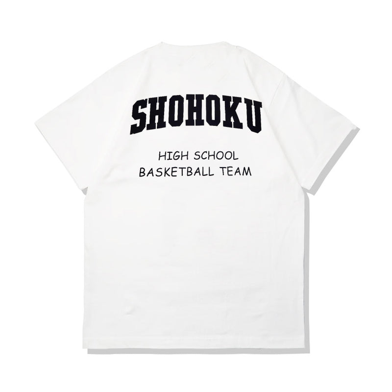 Camiseta de verão Slam Dunk de algodão puro
