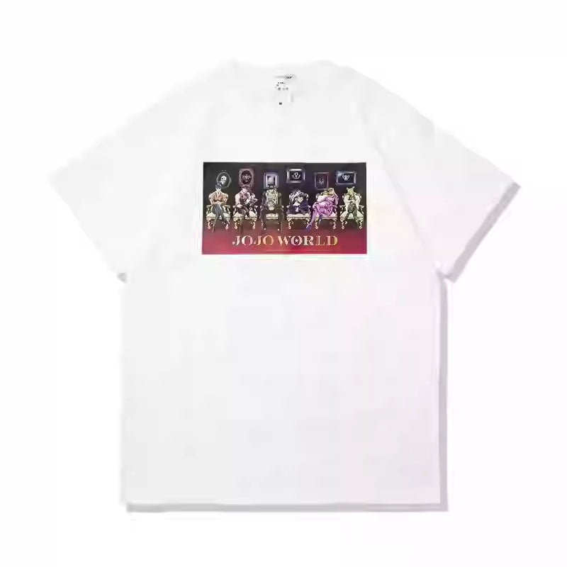 Pure Cotton Jojos bisarra Jojo World Tshirt