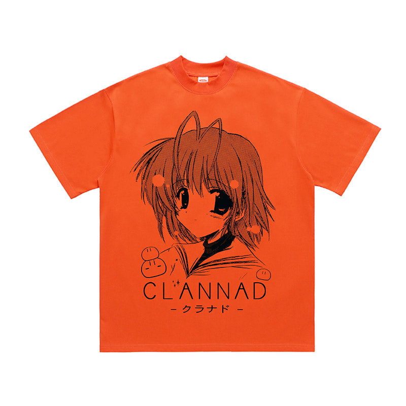 Clannad T-shirt i ren bomuld