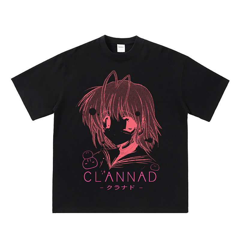 Clannad T-shirt i ren bomuld