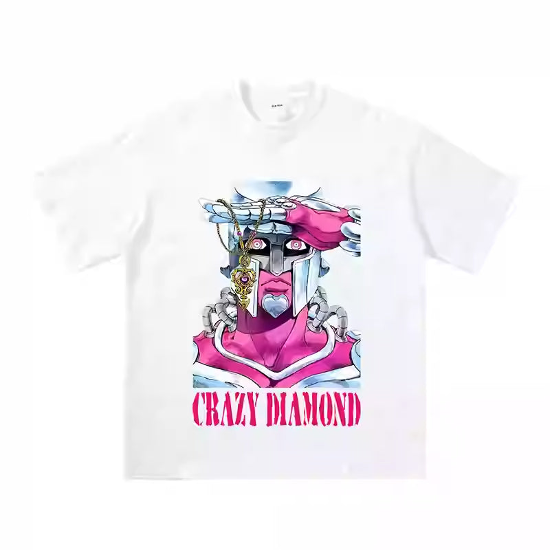 Pure Cotton Jojo's Bizzare Crazy Diamond Tshirt
