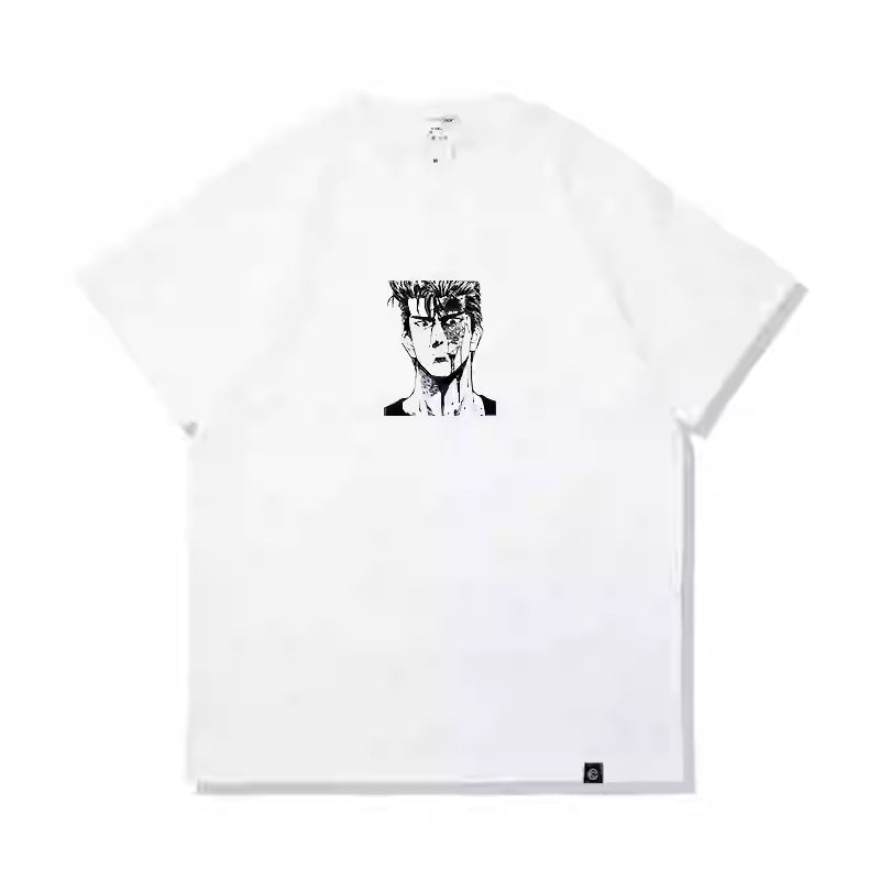 Pure Cotton Slam Dunk Sakuragi Hanamichi T-skjorte i mangastil