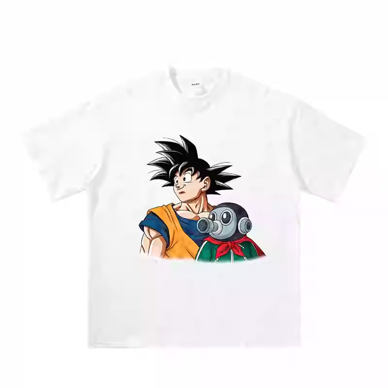 Pure Cotton Dragon Ball Goku & Toriyama Sensei T-shirt