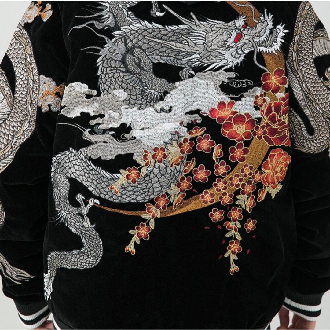 Flying Dragon Velvet Jacket