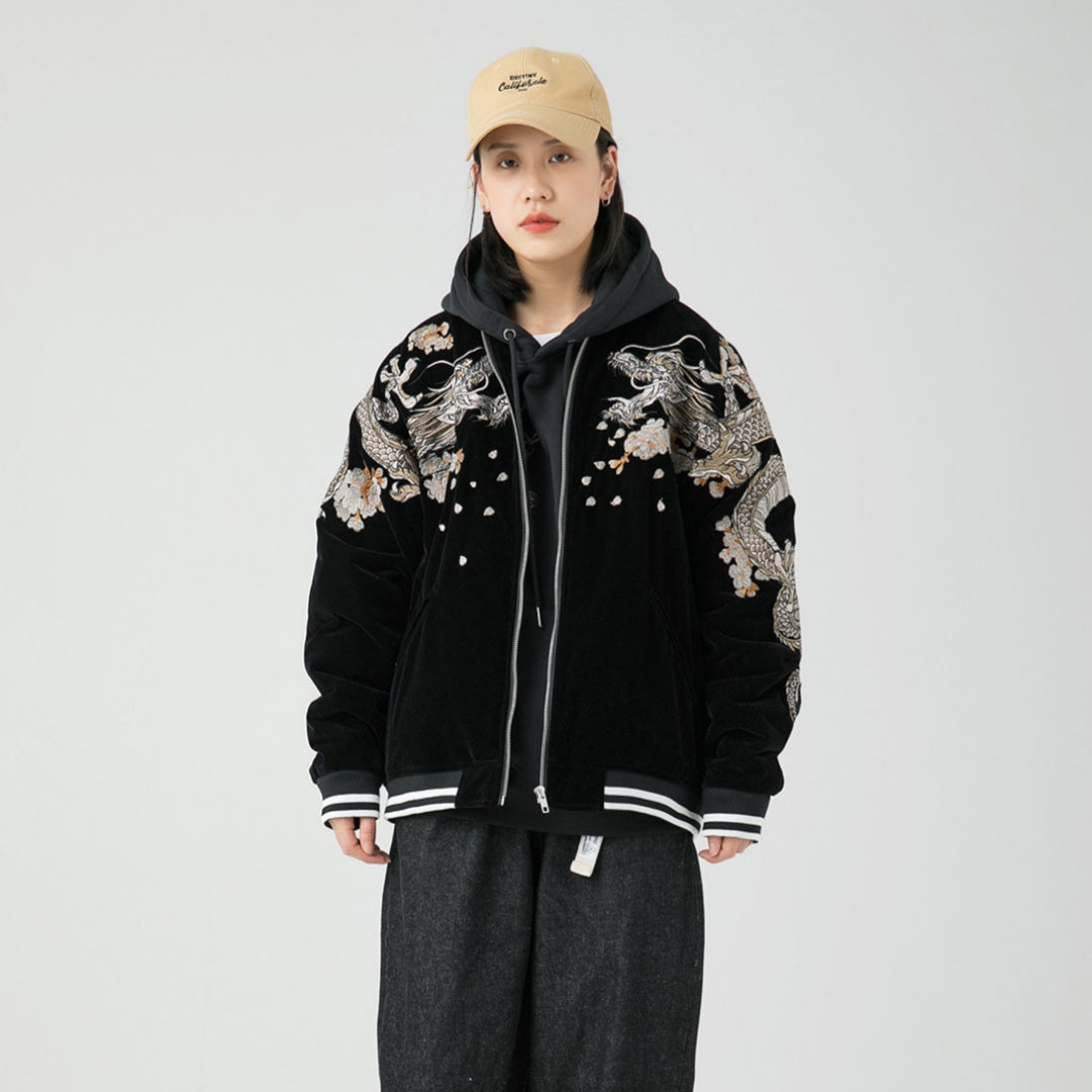 Flying Dragon Velvet Jacket