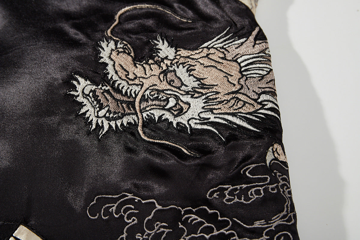 Twin Dragons Satin Jacket