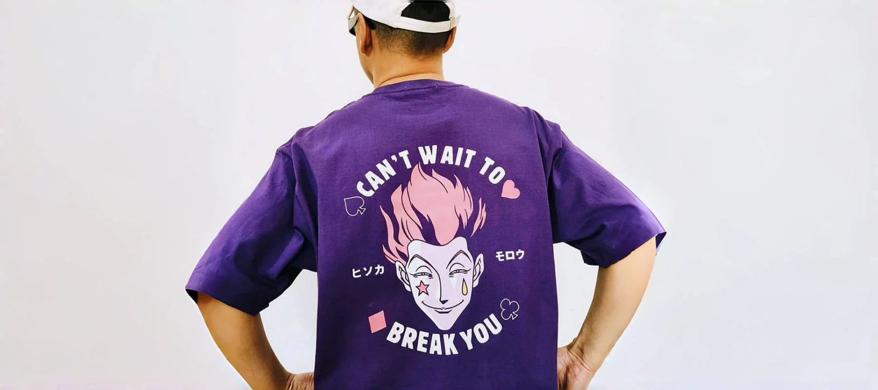 Hunter x Hunter T-shirt featuring Hisoka – 100% pure cotton anime shirt from weebmemes