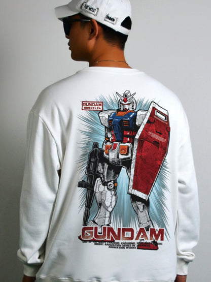 Pure Cotton Mobile Suit Gundam Trendy Anime Pullover