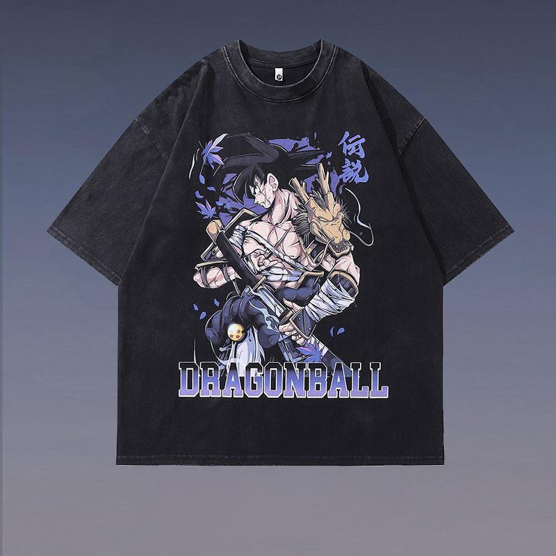 Pure Cotton Dragon Ball Goku Cool DTG Printed T-shirt