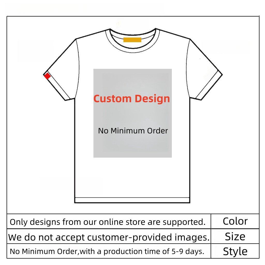 Pure Cotton Custom Made T-Shirts / Plus Size / Kids / Long Sleeve / Tank Top / Sleeveless