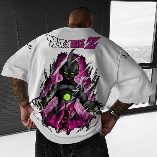 Pure Cotton Dragon Ball Buu Anime Plus Size T-shirt