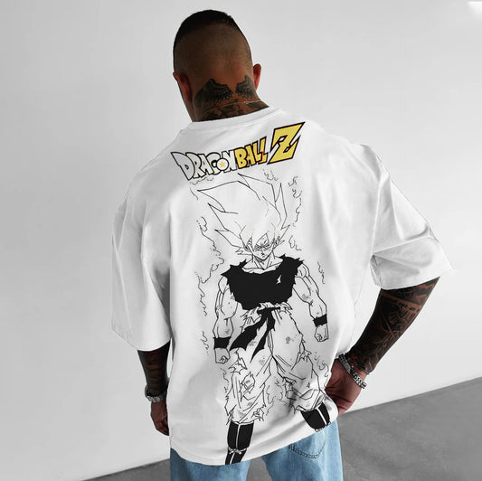 Pure Cotton Dragon Ball Z Son Goku Plus Size T-shirt