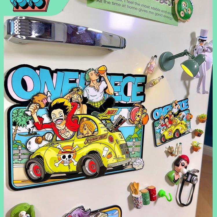 Anime One Piece Fridge Magnets Toy