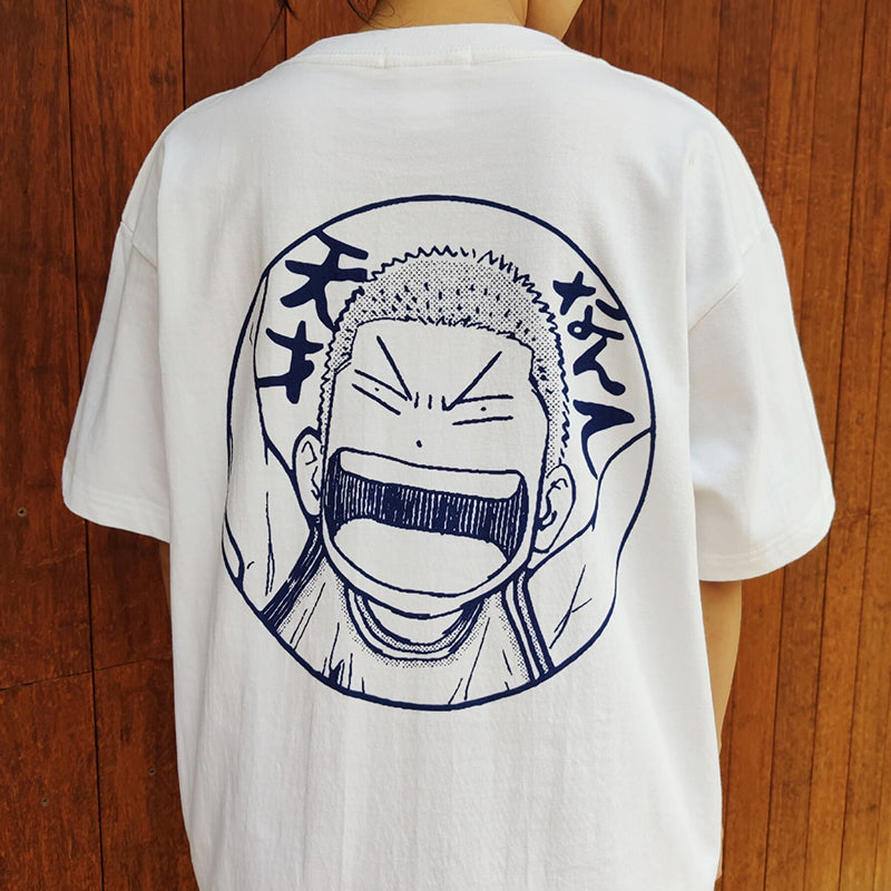 Camiseta de verão estilo mangá Slam Dunk de algodão puro