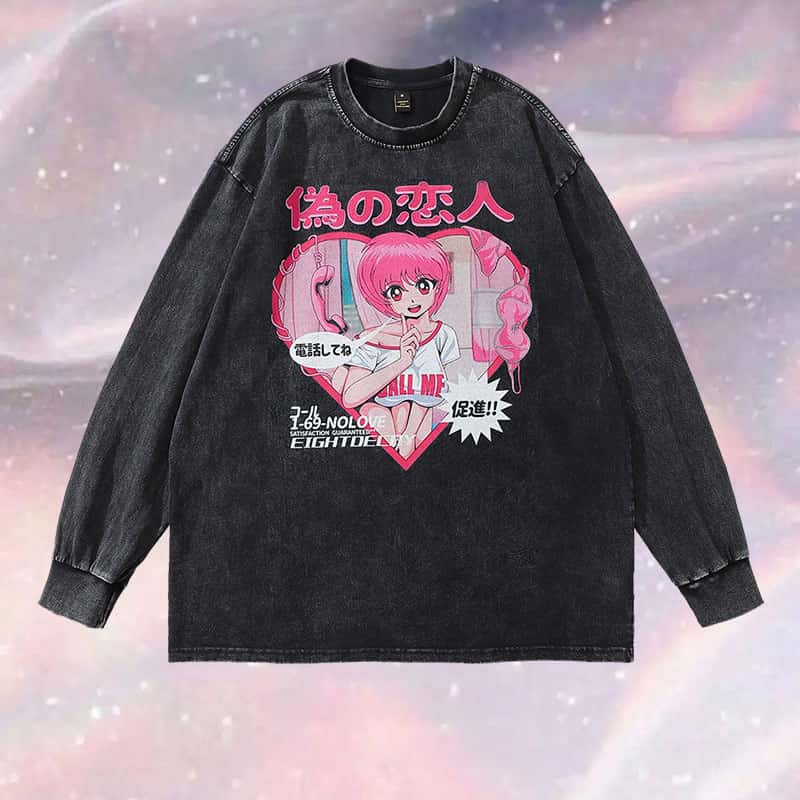 T-shirt imprimé Sailor Moon USAgi en pur coton DTG mignon