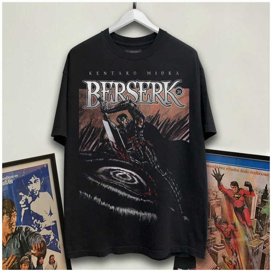 Pure Cotton Berserk Retro Summer DTG Printed T-shirt