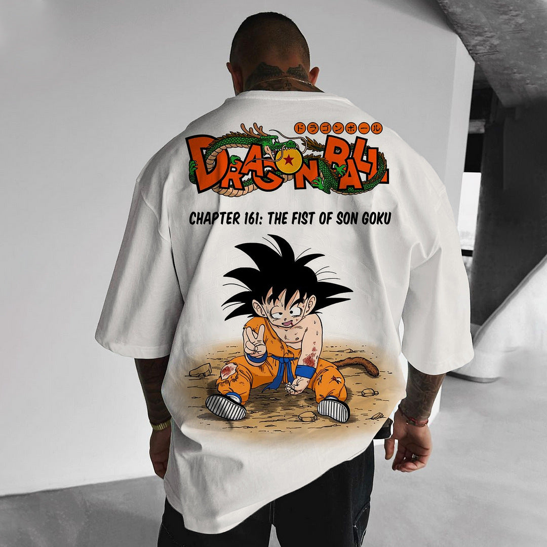 Pure Cotton Dragon Ball Little Goku Plus Size T-shirt