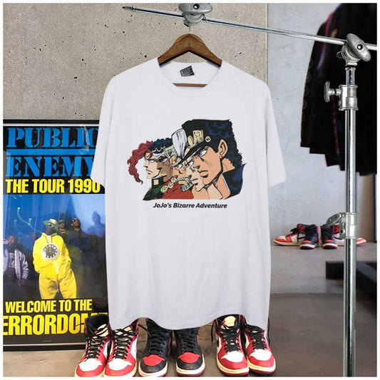 Pure Cotton Jojo’s Bizzare Adventure Stardust Crusaders DTG Printed T-shirt