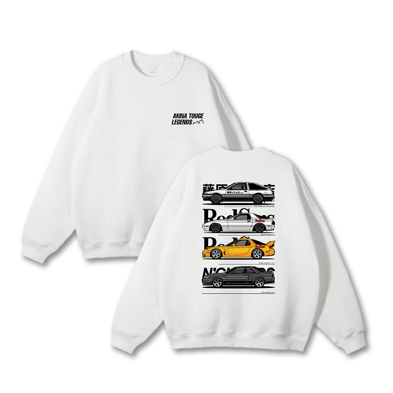 Pure Cotton Initial D Anime Pullover