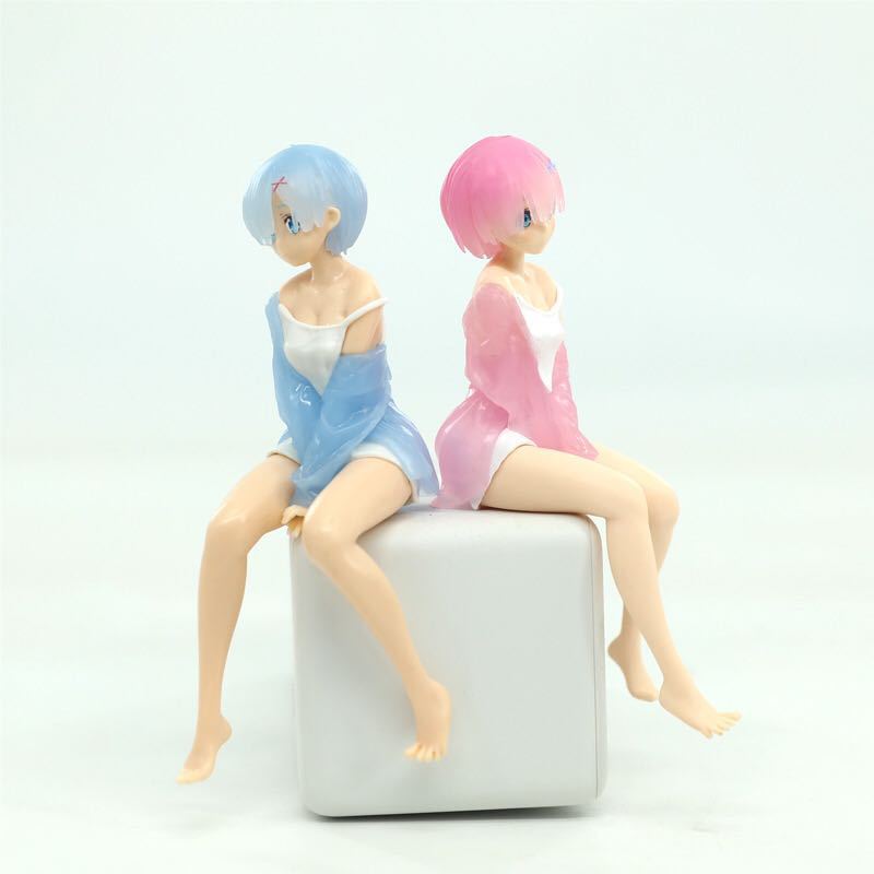 Rezero Rem Ram Anime Girl PVC Figure