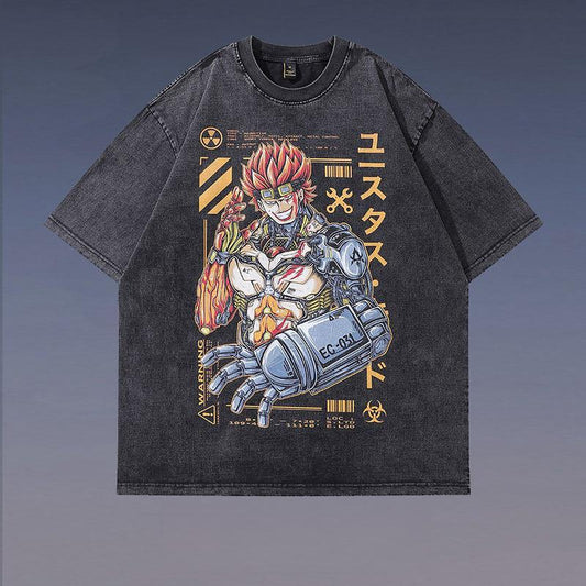 Pure Cotton One Piece Eustass Kid DTG Printed T-shirt