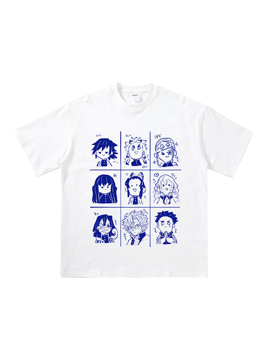 Pure Cotton Demon Slayer Cute Tshirt