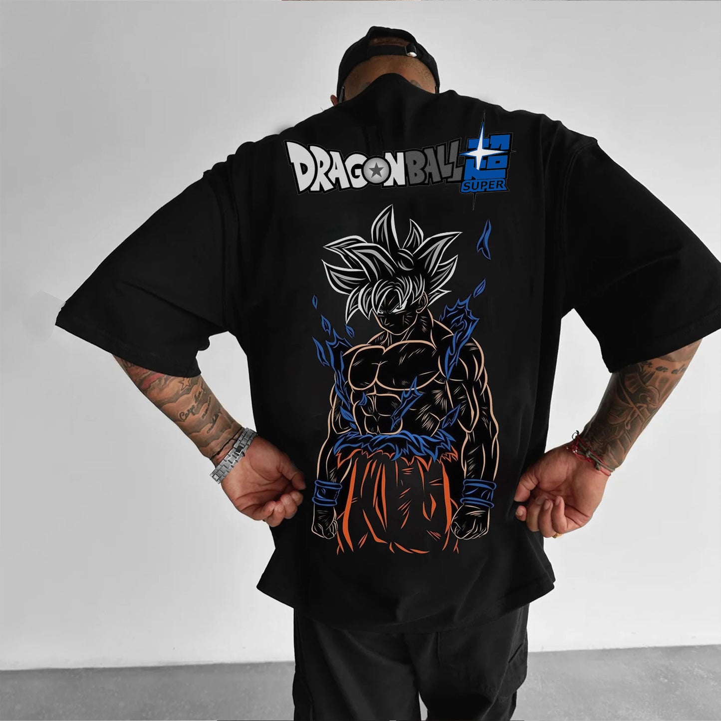 Pure Cotton Dragon Ball Z Goku Plus Size T-shirt