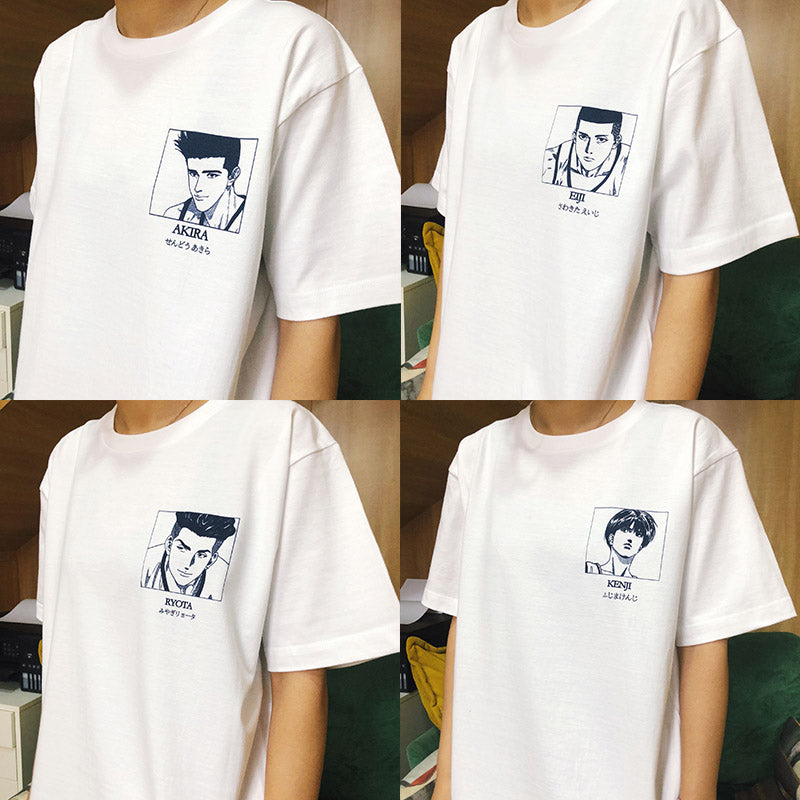 Pure Cotton Slam Dunk Manga Style T-shirt