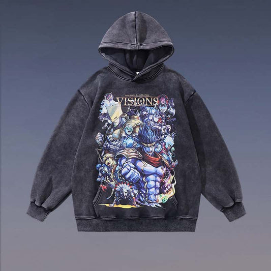 Pure Cotton Jojo’s Bizzare Adventure DTG Printed Hoodie