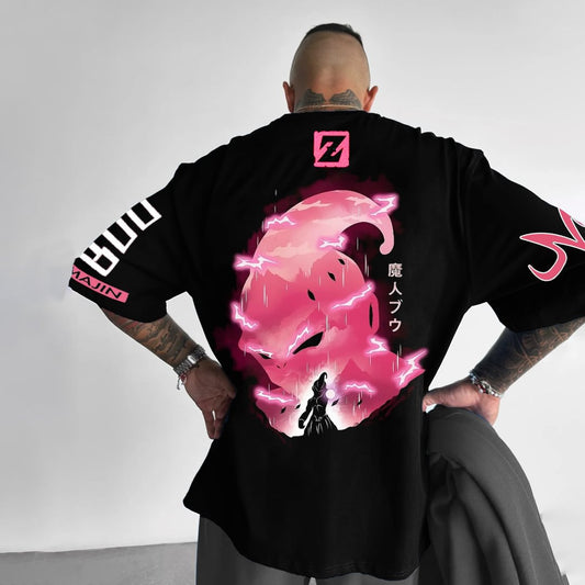 Pure Cotton Dragon Ball Majin Buu Plus Size T-shirt