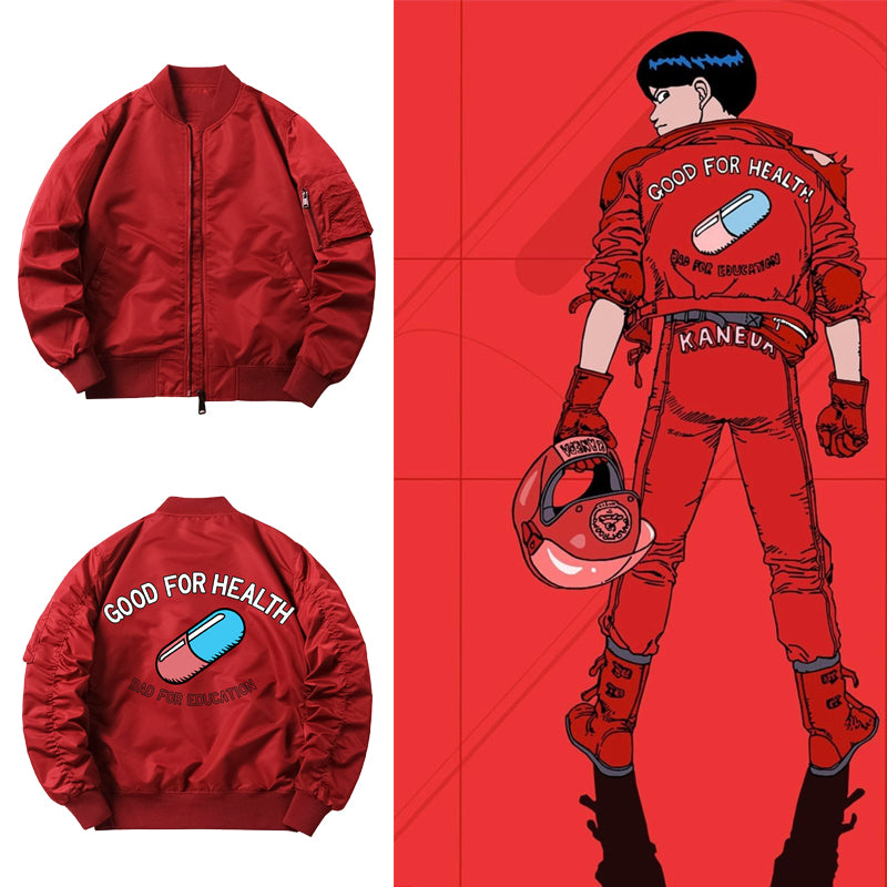 Chaqueta de vuelo retro Akira