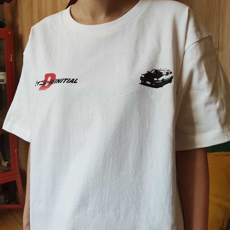 Pure Cotton Initial D Fujiwara Takumi AE 86 Tshirt