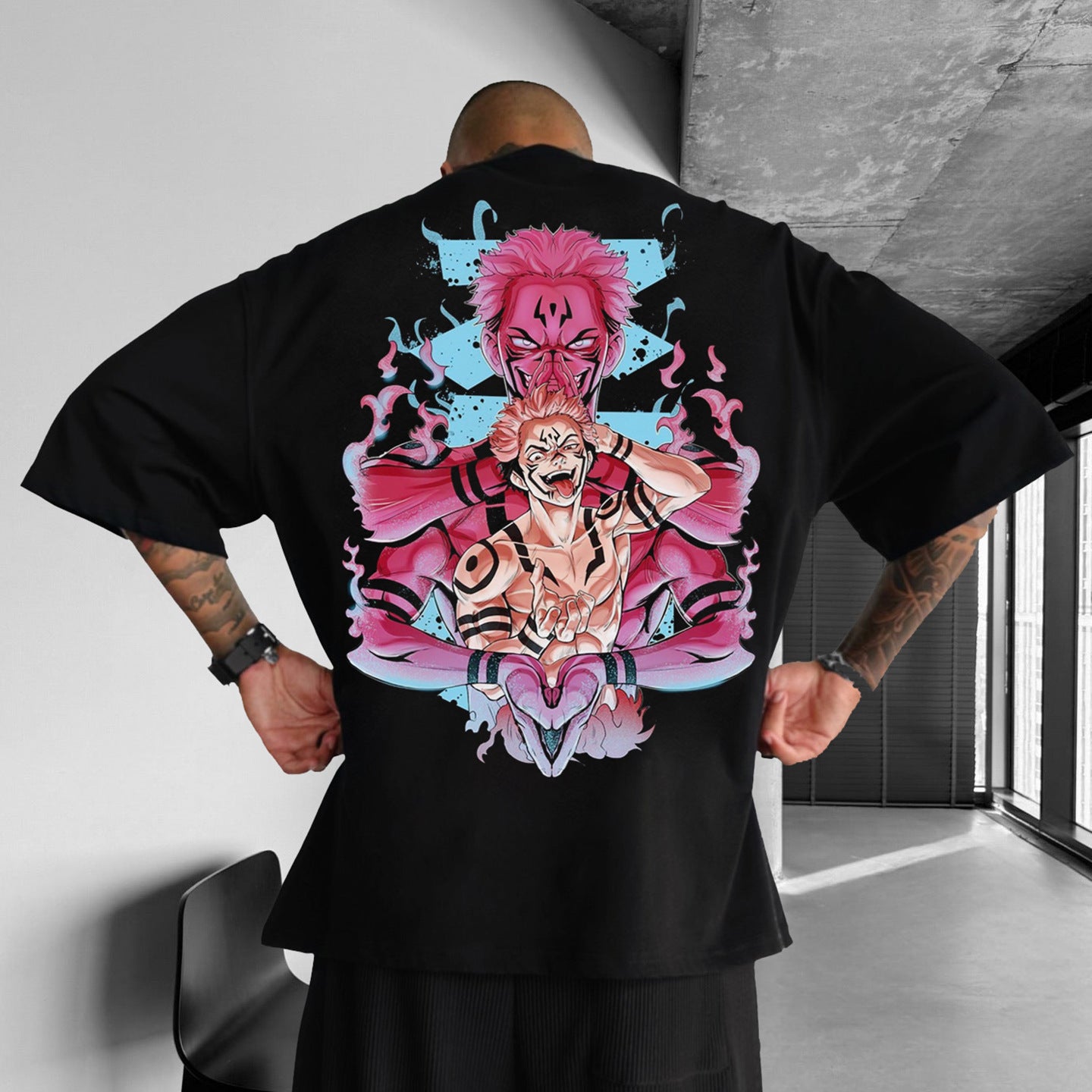 Pure Cotton Jujutsu Kaisen Anime Plus Size T-shirt