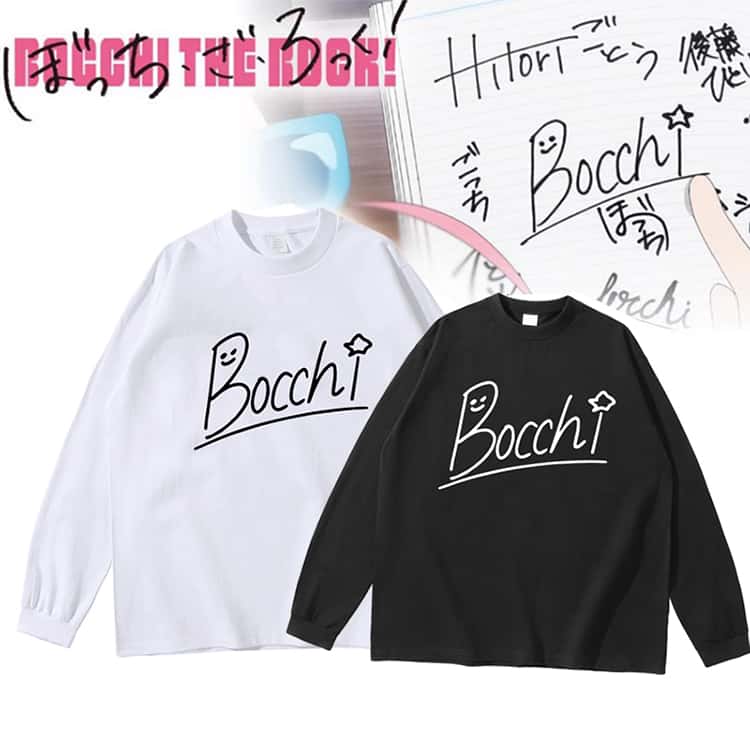 Μακρυμάνικο T-shirt από καθαρό βαμβάκι Bocchi The Rock